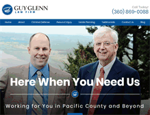 Tablet Screenshot of guyglennlaw.com
